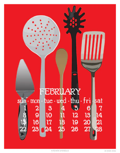 2026 Abacus Wall Calendar