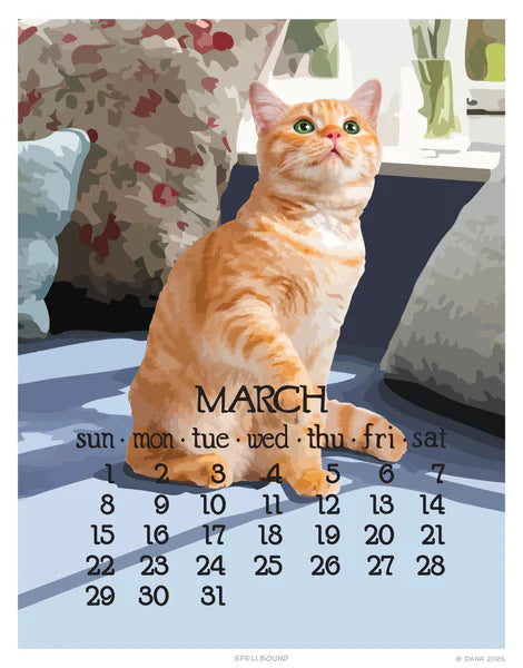 2026 Abacus Wall Calendar