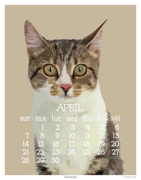 2024 Abacus Flip Calendar