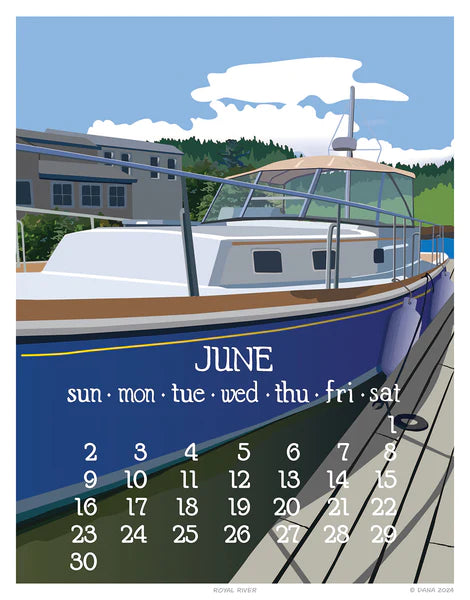 2024 Abacus Desk Calendar