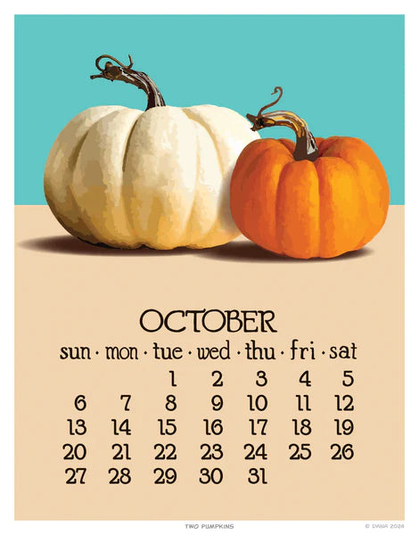 2024 Abacus Desk Calendar