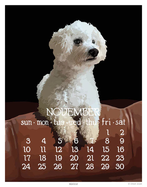 2024 Abacus Desk Calendar