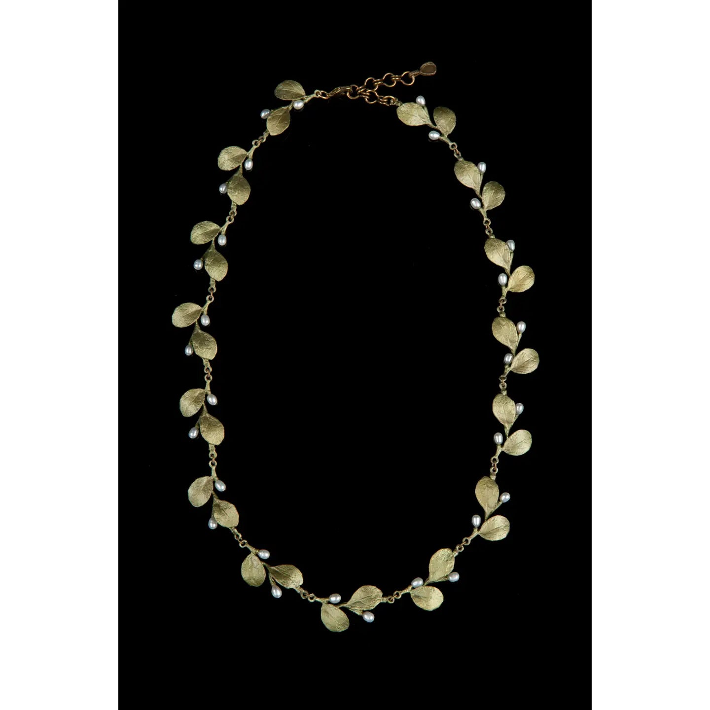 Michael Michaud-Irish Thorn Tailored Leaves Necklace