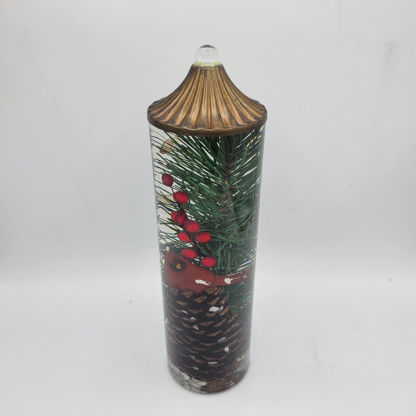 Lifetime Oil Burning Candle "Winter Cardinal" L