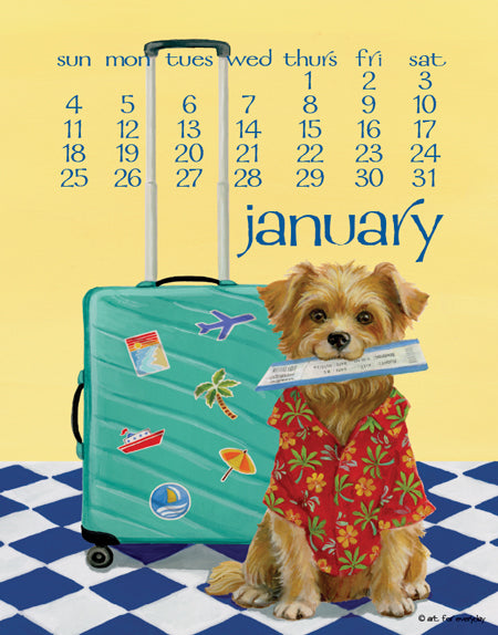 2026 Dog Days Poster Calendar