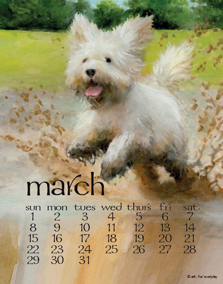 2026 Dog Days Poster Calendar
