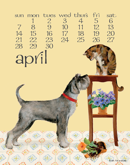 2024 Dog Days Spiral Calendar