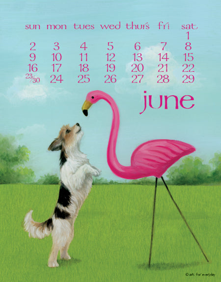 2024 Dog Days Spiral Calendar