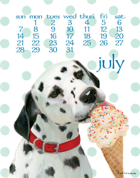 2024 Dog Days Poster Calendar