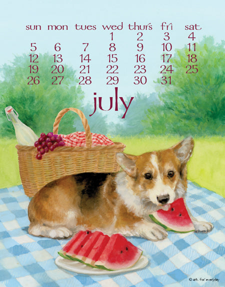 2026 Dog Days Poster Calendar