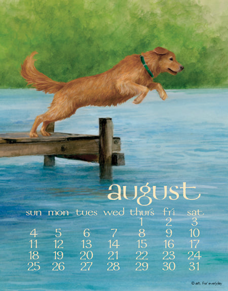 2024 Dog Days Spiral Calendar