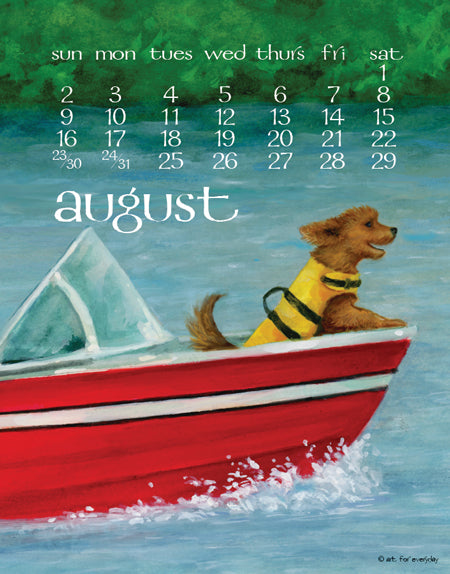 2026 Dog Days Poster Calendar