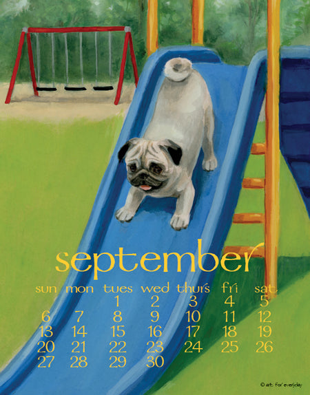 2026 Dog Days Poster Calendar