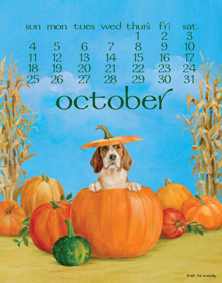 2026 Dog Days Poster Calendar