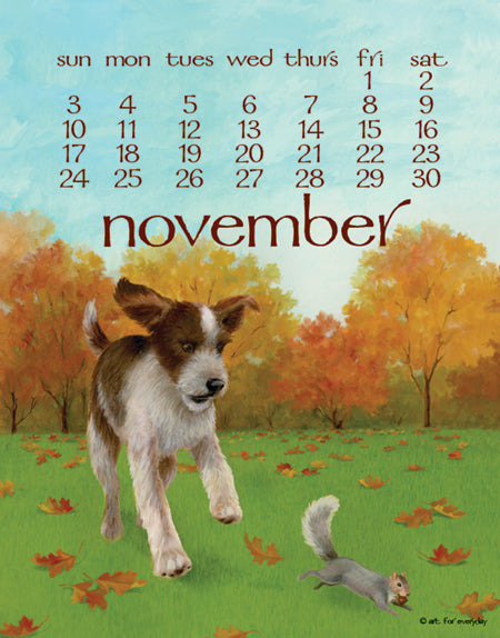 2024 Dog Days Spiral Calendar