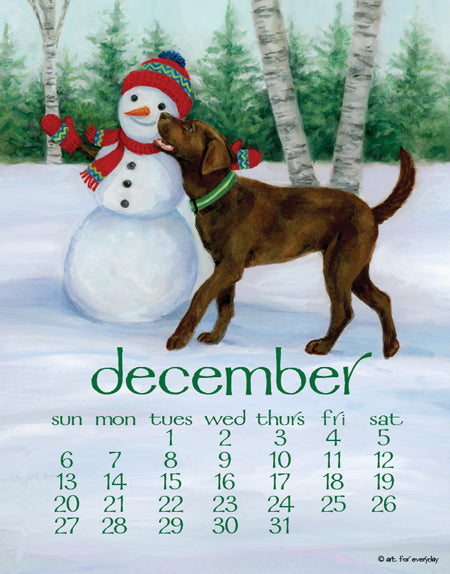 2026 Dog Days Poster Calendar