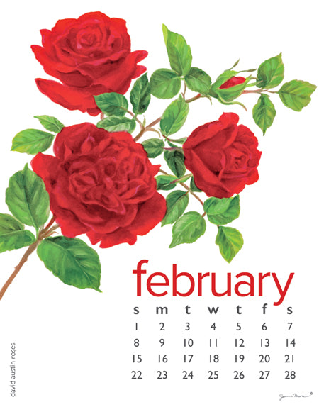 2026 Flowers Desk Calendar