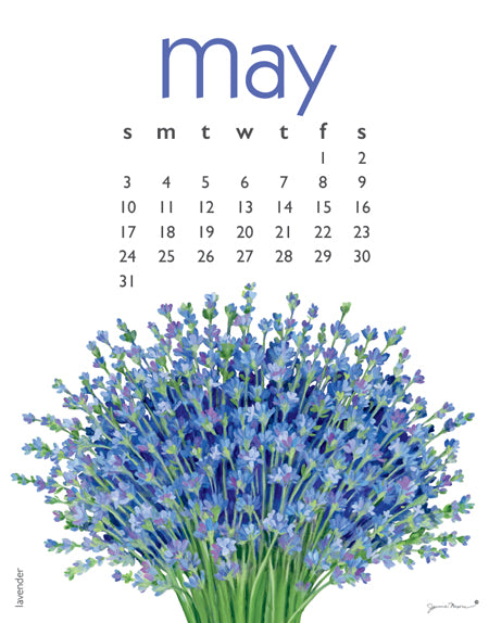 2026 Flowers Desk Calendar