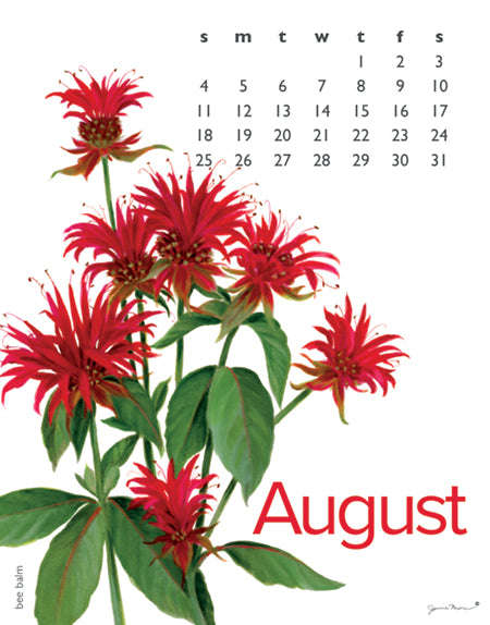 2024 Flowers Desk Calendar