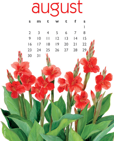 2026 Flowers Desk Calendar
