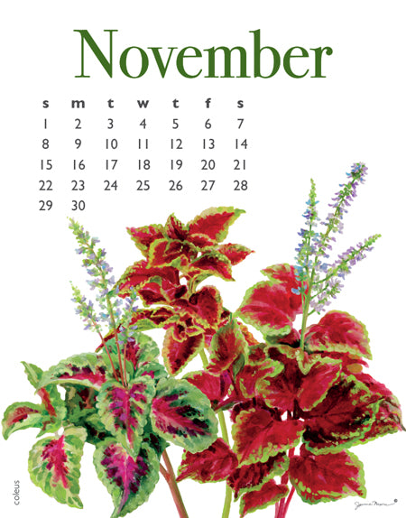 2026 Flowers Desk Calendar