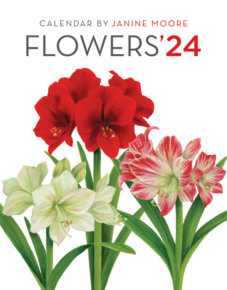 2024 Flowers Desk Calendar