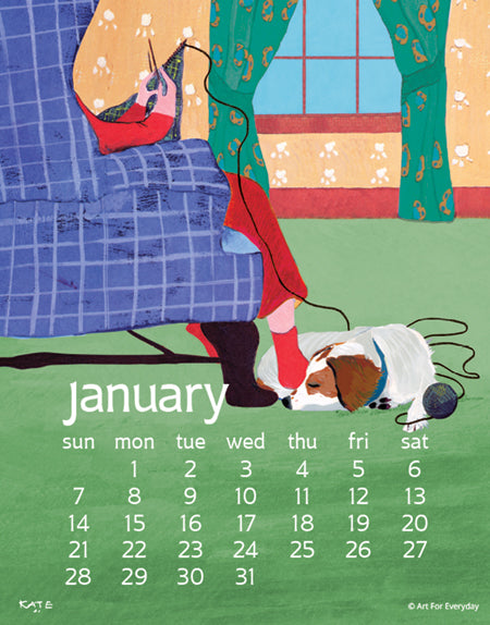 2024 Kate Libby Poster Calendar