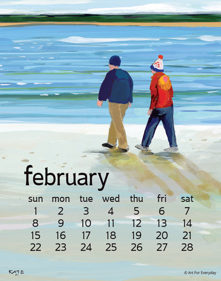 2026 Kate Libby Desk Calendar