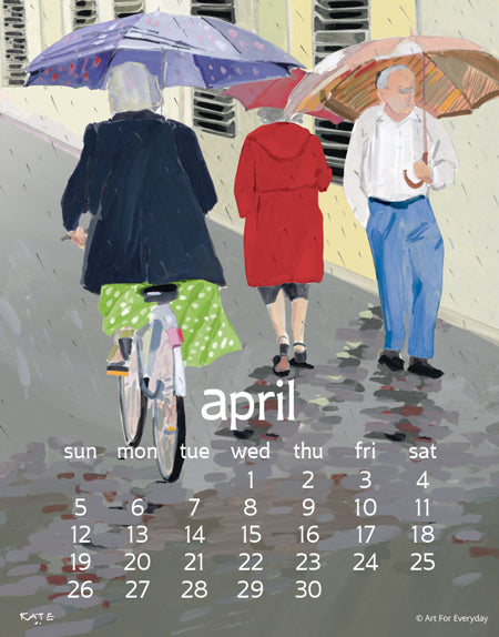 2026 Kate Libby Desk Calendar