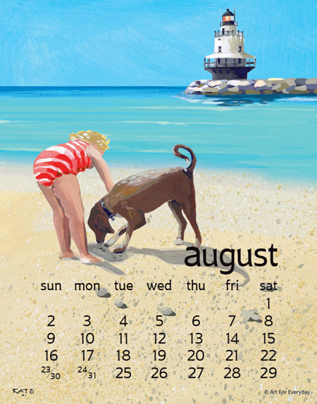 2026 Kate Libby Desk Calendar