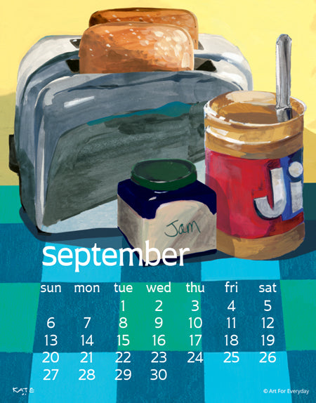 2026 Kate Libby Desk Calendar
