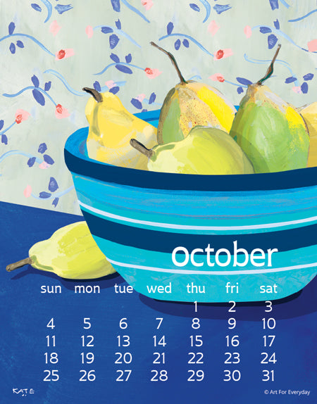 2026 Kate Libby Desk Calendar