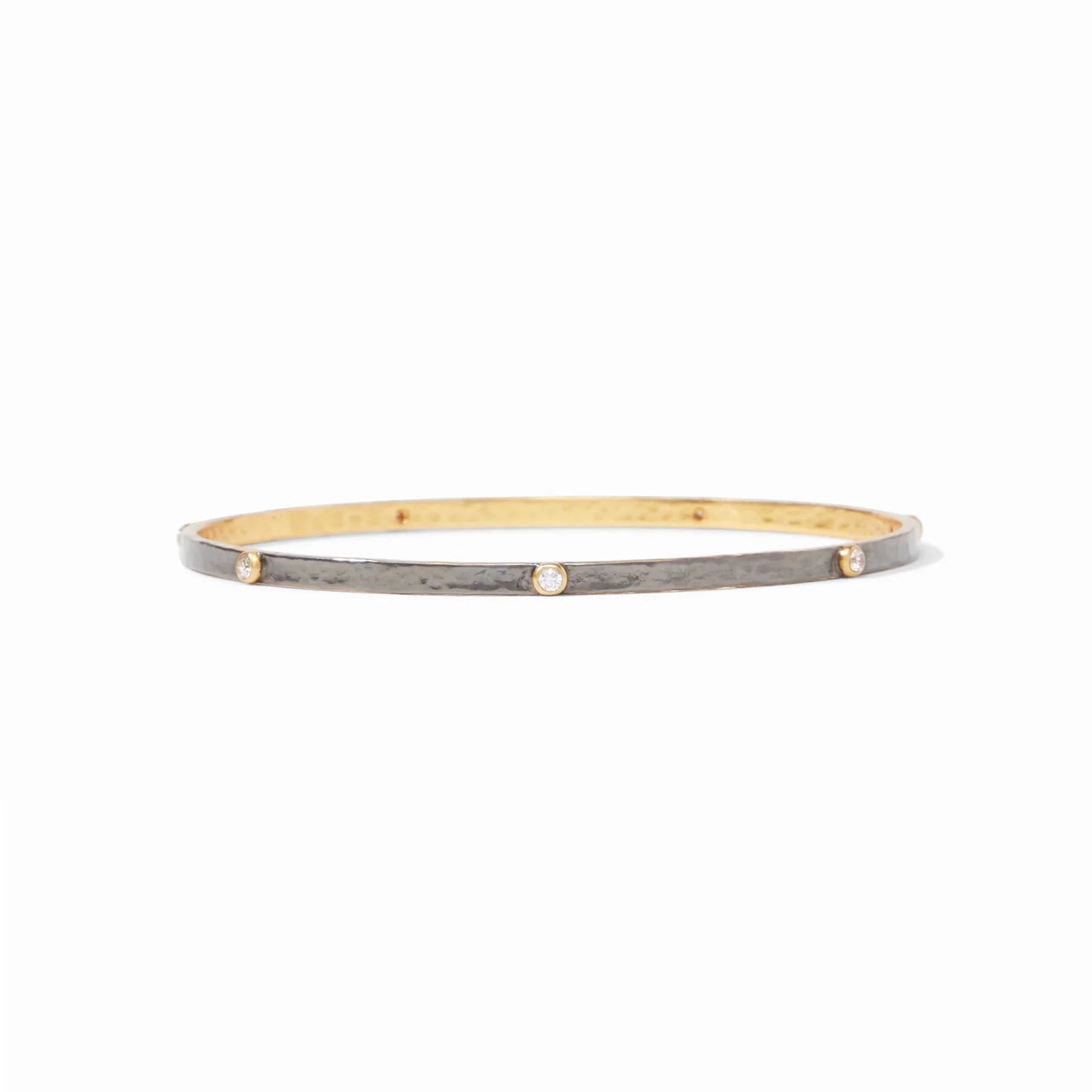 Julie Vos -Crescent Stone Bangle Large