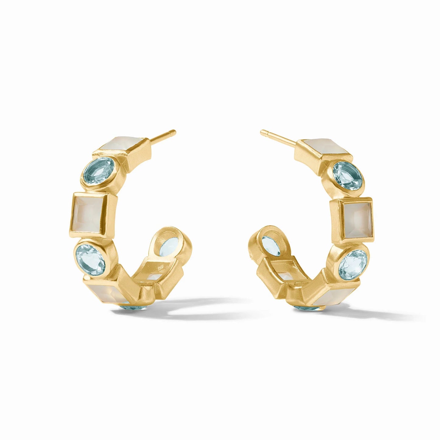 Julie Vos - Jolie Hoop Aquamarine Blue
