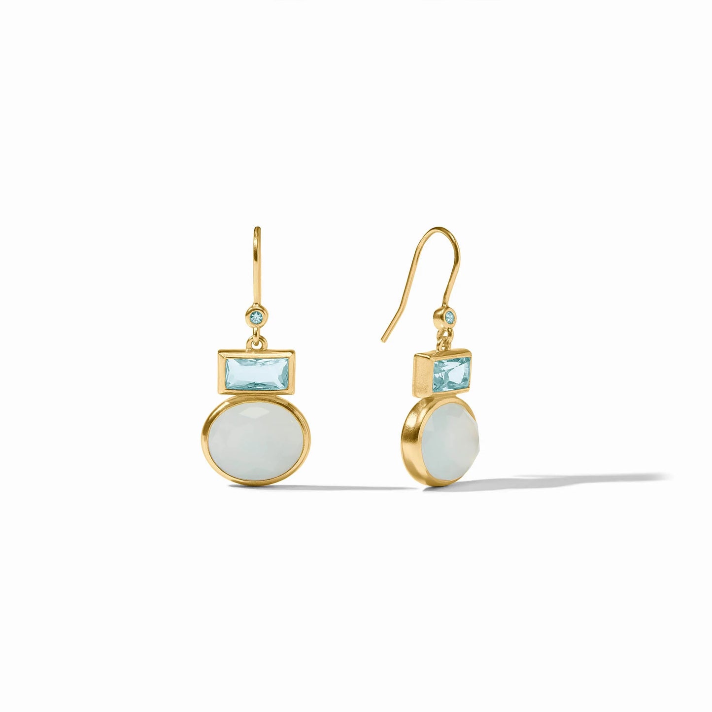 Julie Vos - Jolie Midi Earring Aquamarine Blue