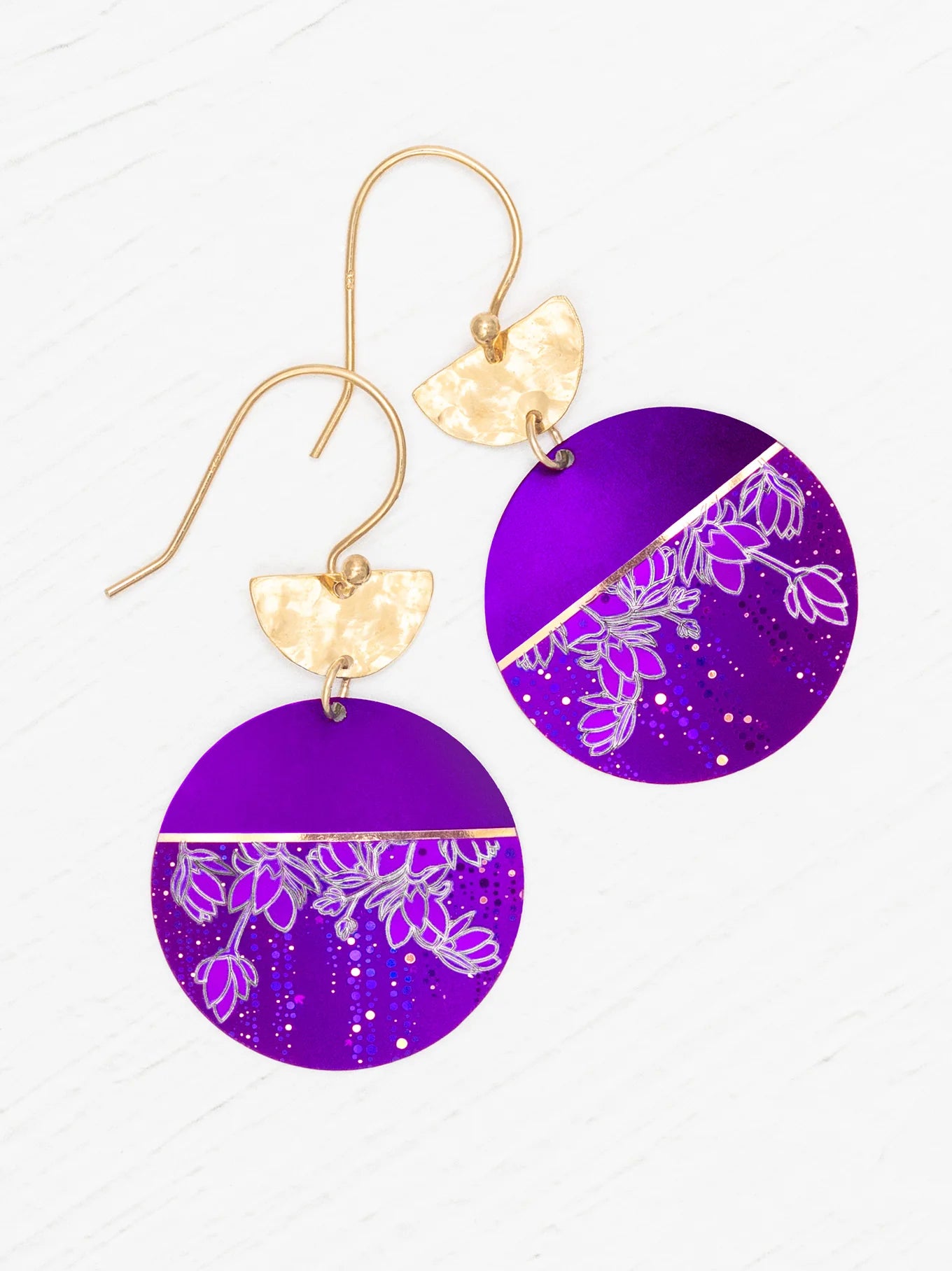 Holly Yashi Karina Earrings Plum