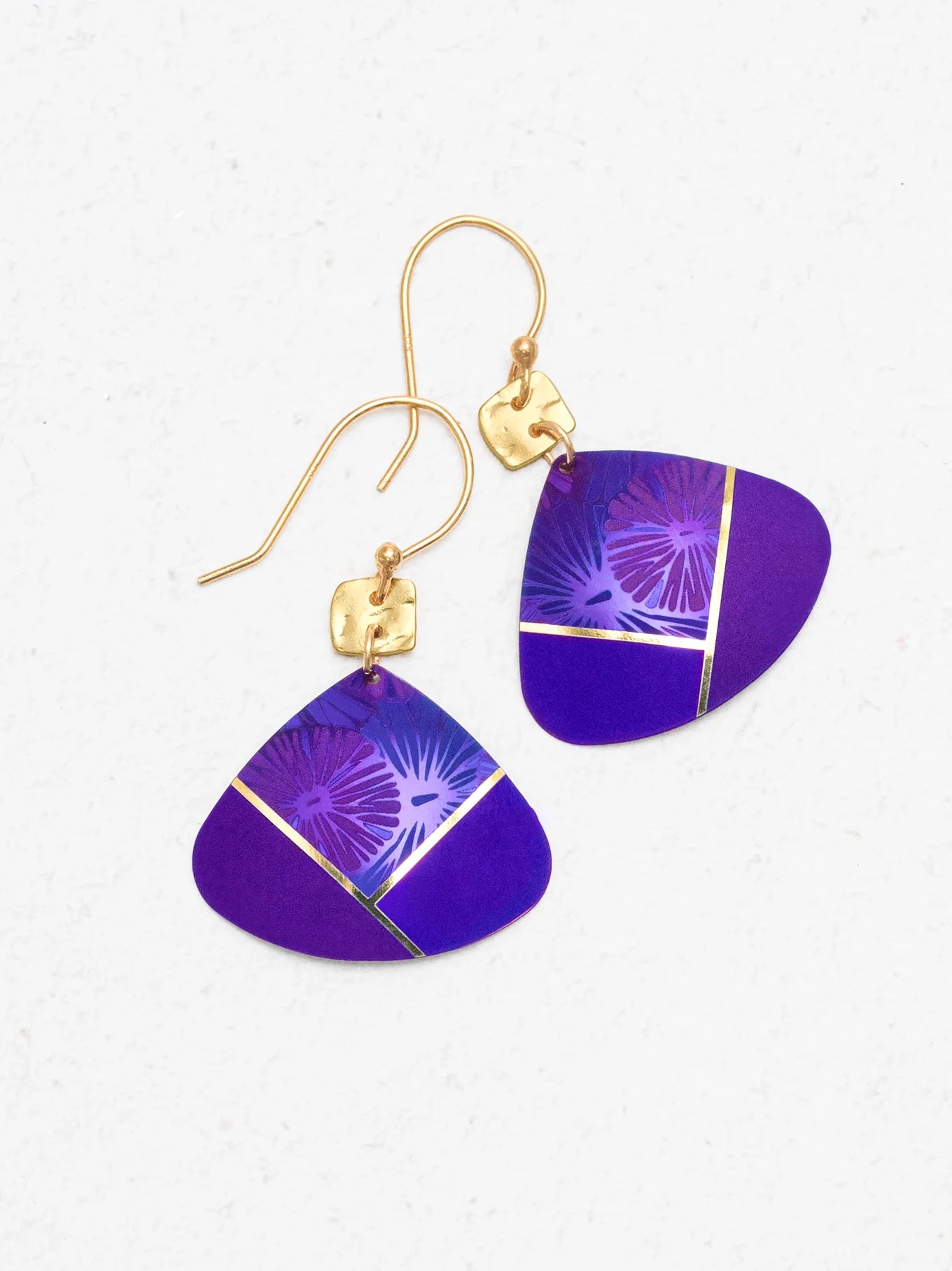 Holly Yashi Rowan Earrings Plum