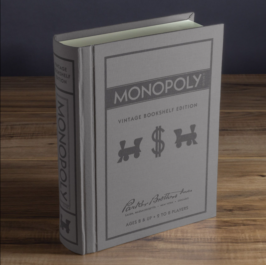 Vintage Bookshelf Monopoly