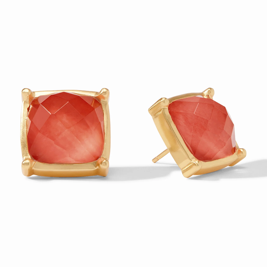 Julie Vos - Antonia Statement Stud with Coral