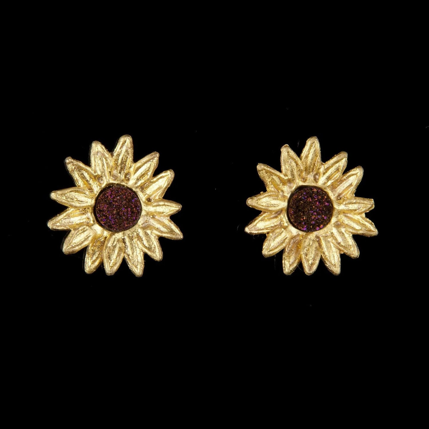 Michael Michaud - Sunflower Earrings - Petite Post