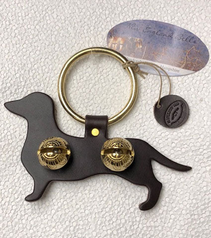 Dachshund Brass Bell Door Hanger