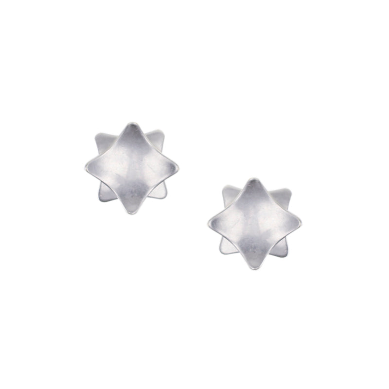 Marjorie Baer Overlapping Tapered Squares Post Earring
