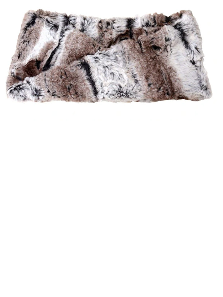 Faux Fur Headband - Birch