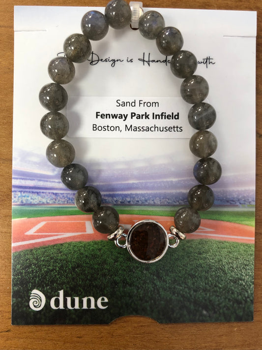 Dune- Fenway Park Infield Gray bead Bracelet
