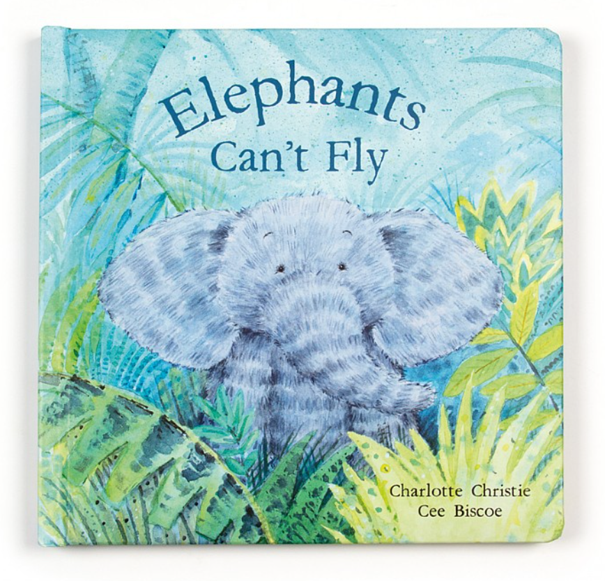 Jellycat Elephants Can't Fly Book