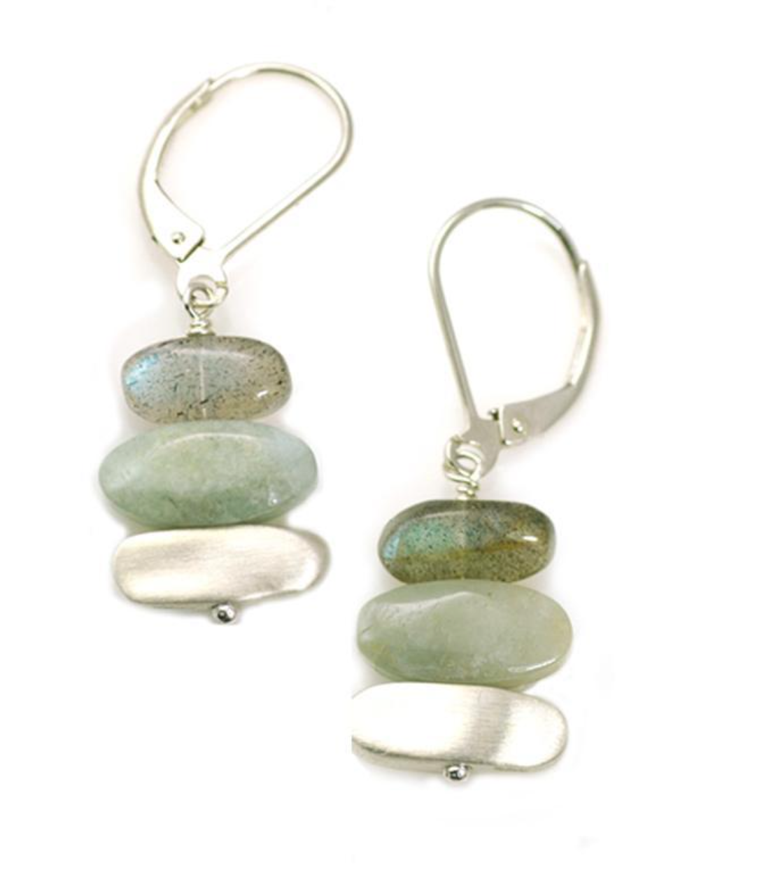 Philippa Roberts Labradorite Aqua Earrings