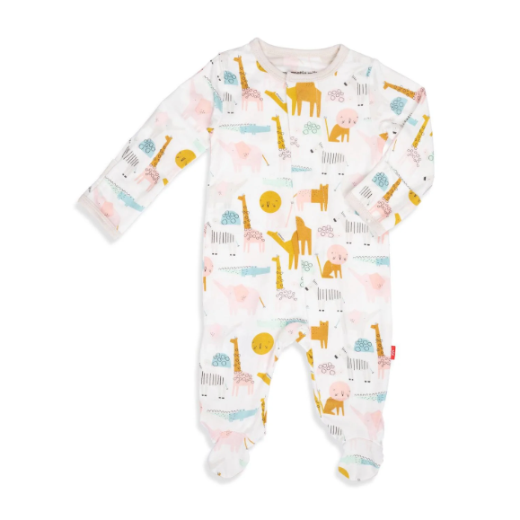 Magnetic Me - The Fast and the Furriest Modal Magnetic Footie | Pink