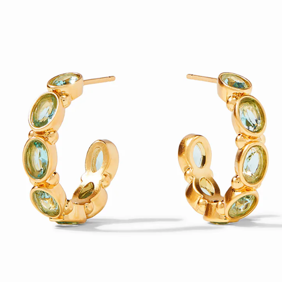 Julie Vos - Small Mykonos Earing Bahama Blue