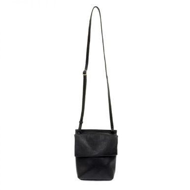 Joy Susan- Black Aimee Front Flap Crossbody Bag