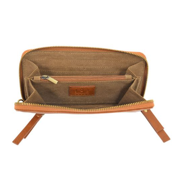 Joy Susan- Chicory Chloe Zip Around Wallet Wristlet